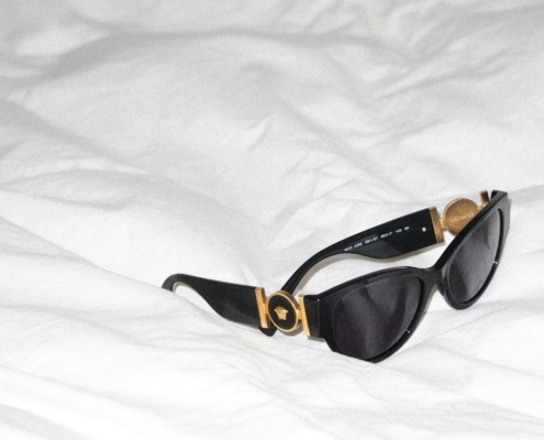 black versace sunglasses