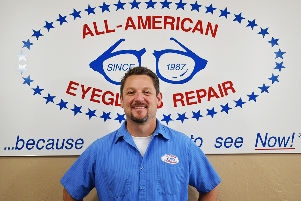 John Guitierrez at All-American Eyeglass Repair