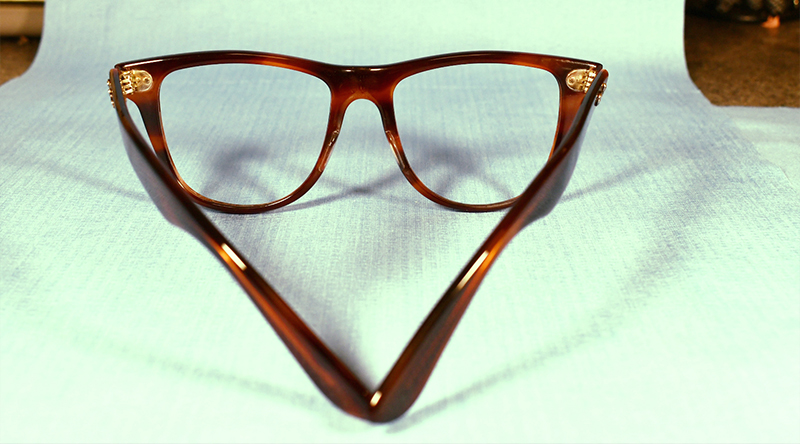 Eyeglass frames after refurbishing