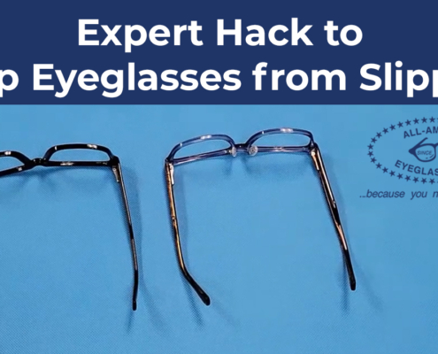 How to Keep Eyeglasses from Slipping