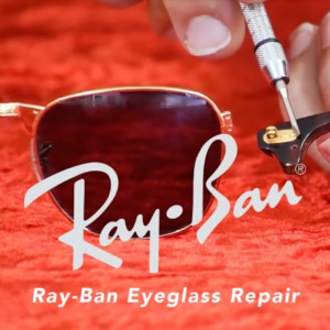 Ray-Ban glasses with broken hinge