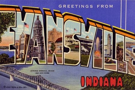 Evansville Evansville signage