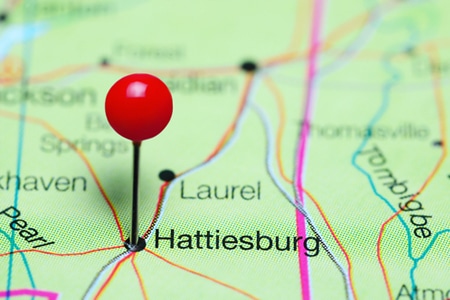 Hattiesburg-MS-2 Pinned location on Hattiesburg map
