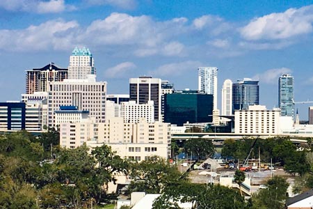 Orlando Orlando cityscape view