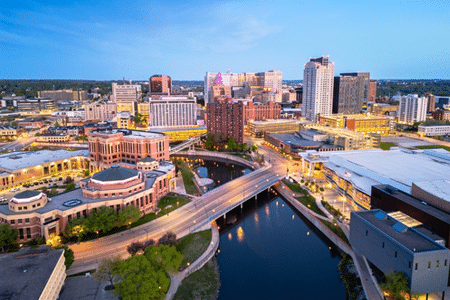 Rochester-MN Rochester Minnesota cityscape view