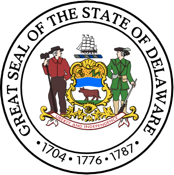 deleware-seal Great Seal of the State of Delaware Logo