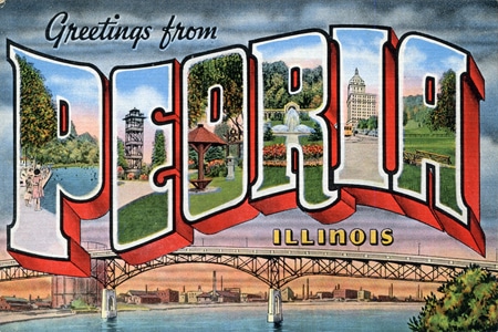 peoria Peoria signage