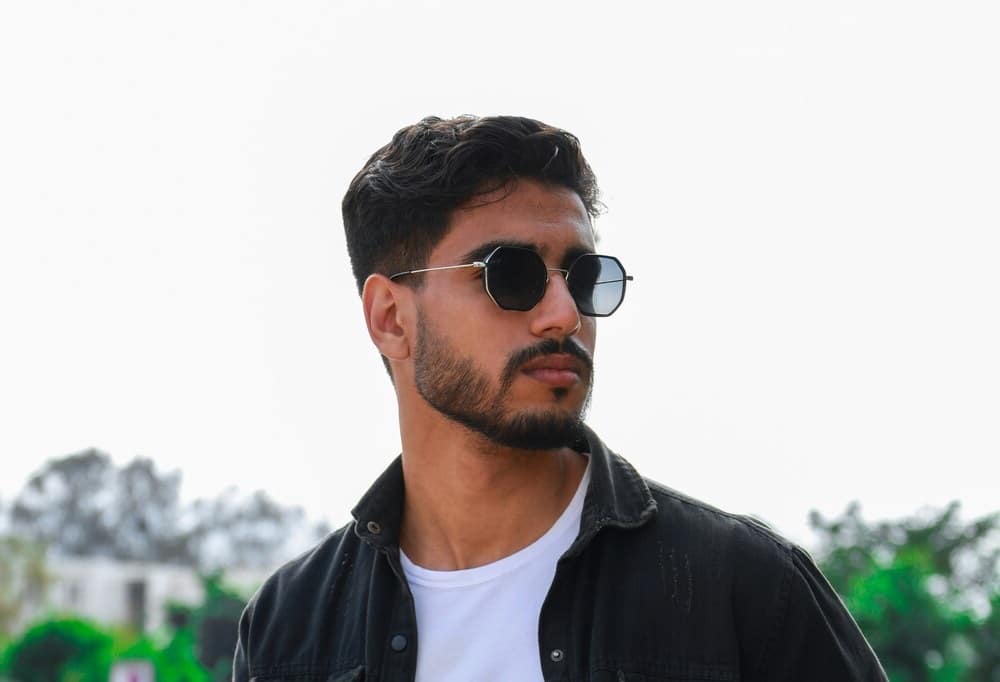 eyewear brand cover 3 guy wearing sunglasses