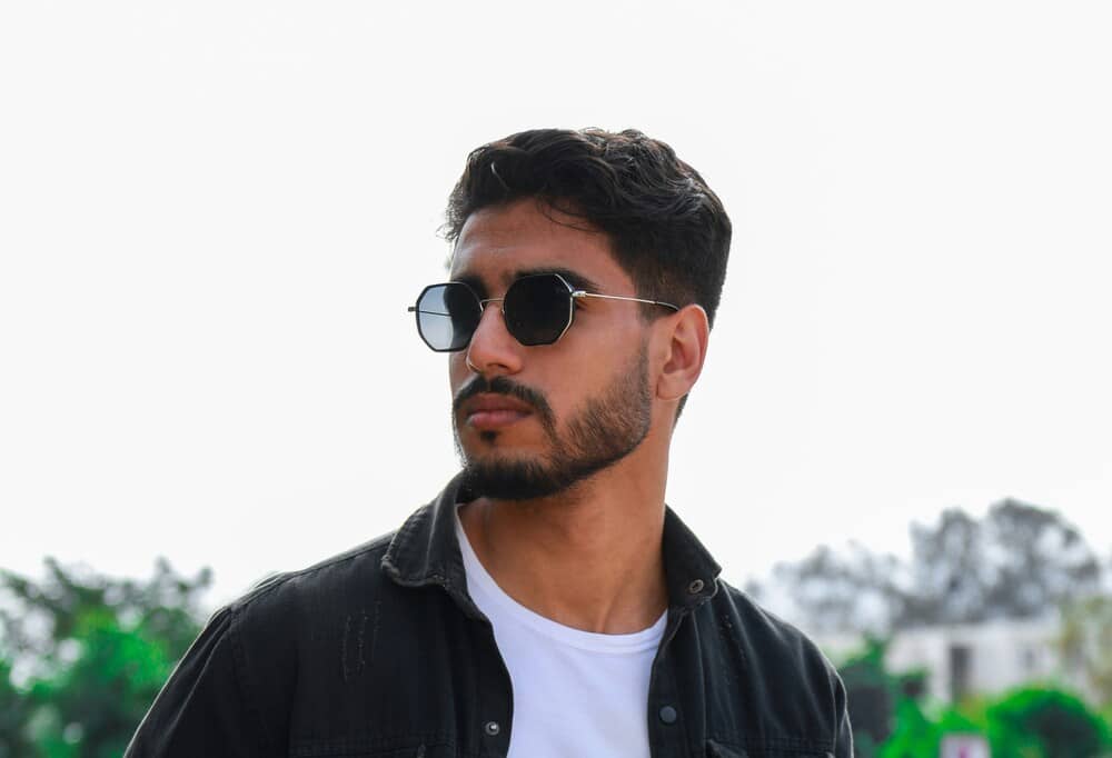 eyewear brand cover 3 guy wearing sunglasses